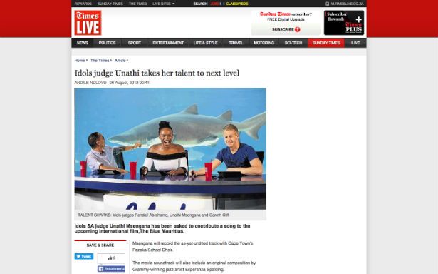 South African Idol’s Judge Joins TBM