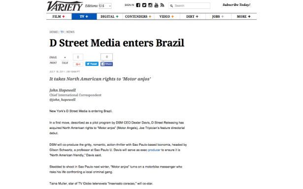 D Street Enters Brazil